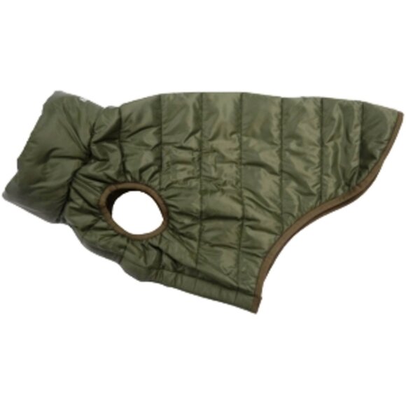 Barbour Baffle Quilted Dog Coat Olive Size XXL - Picture 1 of 5